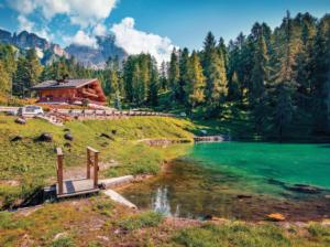 Dolomites Alps, Italy Cabin & Cottage Jigsaw Puzzle By Karmin International