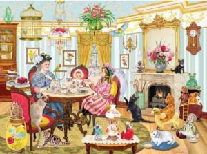 High Tea with Mum Nostalgic & Retro Jigsaw Puzzle By Karmin International