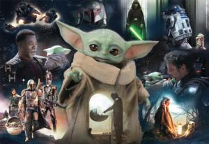 Grogu's Journey - Scratch and Dent Star Wars Jigsaw Puzzle By Buffalo Games