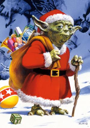 Holiday Yoda Star Wars Large Piece By Buffalo Games