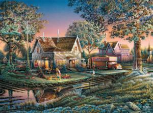 His First Friend Cabin & Cottage Jigsaw Puzzle By Buffalo Games