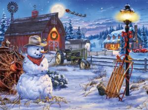 Country Christmas Christmas Jigsaw Puzzle By Buffalo Games