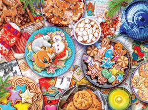 Cookies and Cocoa - Scratch and Dent Dessert & Sweets Jigsaw Puzzle By Buffalo Games