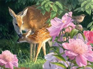 Spring's Fawn Animals Jigsaw Puzzle By Buffalo Games