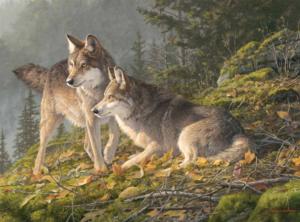 Alpha Pair Wolf Jigsaw Puzzle By Buffalo Games