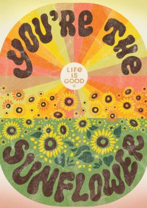 You're The Sunflower Quotes & Inspirational Large Piece By Buffalo Games