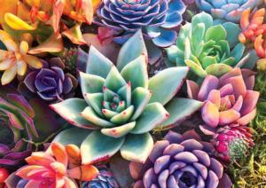 Simple Succulent Flower & Garden Jigsaw Puzzle By Buffalo Games