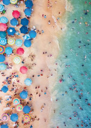 BLANC Series: Day at the Beach, Mexico Beach & Ocean Jigsaw Puzzle By Buffalo Games