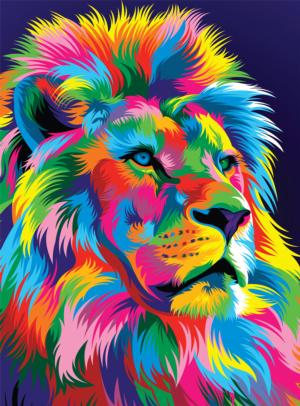 Majestic Lion Lions Jigsaw Puzzle By Buffalo Games