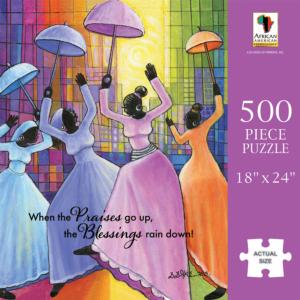 Praises Go Up People Of Color Jigsaw Puzzle By African American Expressions