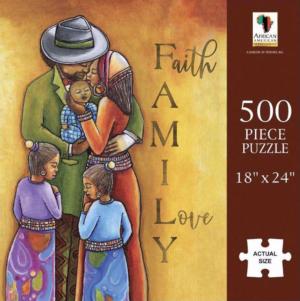 Family Love People Of Color Jigsaw Puzzle By African American Expressions