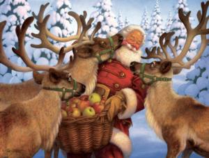 Santa's Treat Christmas Large Piece By SunsOut