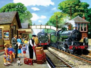 The Train to the Coast Train Jigsaw Puzzle By SunsOut