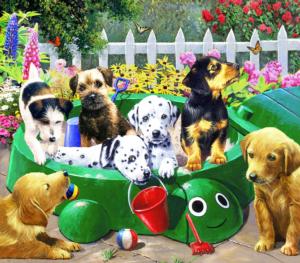 Puppy Nursery Dogs Large Piece By SunsOut