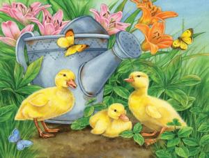 Ducklings and Butterflies Easter Jigsaw Puzzle By SunsOut