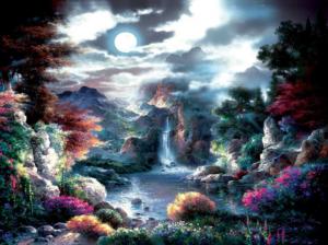 Full Moon Lakes & Rivers Jigsaw Puzzle By SunsOut