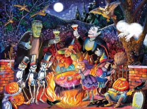 Monster Party Time Halloween Jigsaw Puzzle By SunsOut
