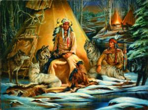 Mystical Meeting Native American Jigsaw Puzzle By SunsOut