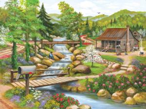 Spring Season Cabin & Cottage Jigsaw Puzzle By SunsOut