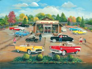 50's Drive-In Nostalgic / Retro Jigsaw Puzzle By SunsOut