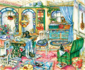 My Sewing Room Around the House Jigsaw Puzzle By SunsOut