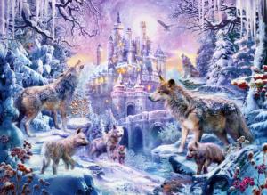 Castle Wolves Snow Jigsaw Puzzle By SunsOut