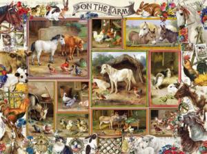 On the Farm - Scratch and Dent Farm Animal Jigsaw Puzzle By SunsOut