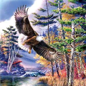 Boundary Water - Scratch and Dent Eagle Jigsaw Puzzle By SunsOut