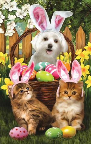 Easter Bunny in Training Easter Jigsaw Puzzle By SunsOut