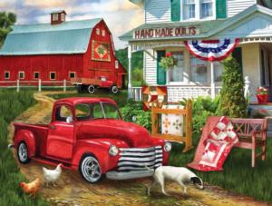 Stopping at the Farm Domestic Scene Jigsaw Puzzle By SunsOut