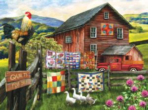 A Little Bit of Heaven Chickens & Roosters Jigsaw Puzzle By SunsOut