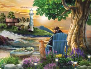 Old Friends Sunrise & Sunset Jigsaw Puzzle By SunsOut