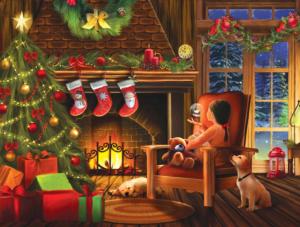 Dreaming of Christmas Domestic Scene Jigsaw Puzzle By SunsOut