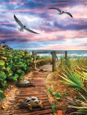 Path to the Beach Seascape / Coastal Living Jigsaw Puzzle By SunsOut
