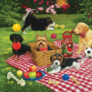 Puppies Take Over Dogs Jigsaw Puzzle By SunsOut