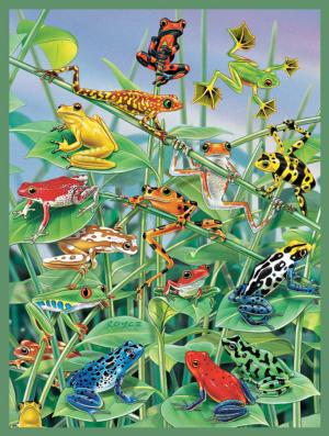 Size : 2000 Pieces Puzzle Frog Playing Band for Adults Children's Cartoons Jigsaw Intellective Educational 500-6000 Pieces Difficult Home Decor 0817 