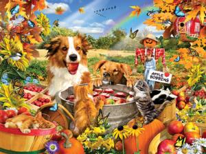 Bobbing for Apples Fall Jigsaw Puzzle By SunsOut