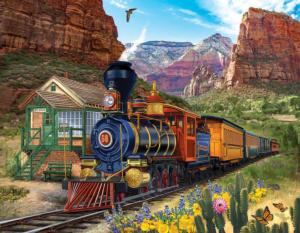 Dry Gulch Trains Jigsaw Puzzle By SunsOut