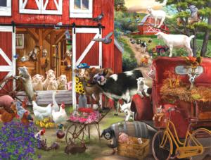 Wise Acres Farm Farm Animals Jigsaw Puzzle By SunsOut