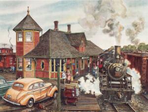Medford Station Nostalgic & Retro Jigsaw Puzzle By SunsOut