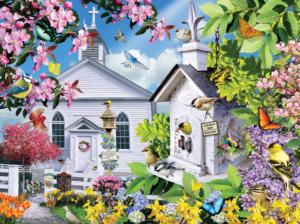 Time for Church Flower & Garden Jigsaw Puzzle By SunsOut