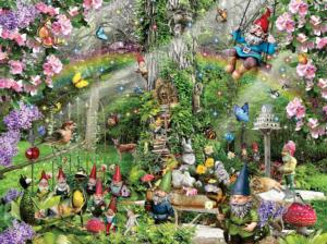 Gnomes Playground Garden Jigsaw Puzzle By SunsOut