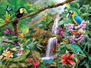 Tropical Holiday - Scratch and Dent Jungle Animals Jigsaw Puzzle By SunsOut