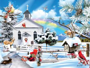 Nature's Church Winter Jigsaw Puzzle By SunsOut
