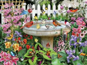A Backyard Bath Flower & Garden Jigsaw Puzzle By SunsOut