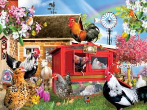Chicken Coop Easter Jigsaw Puzzle By SunsOut
