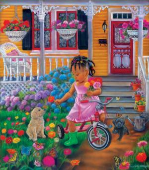 Grandma's Garden Around the House Jigsaw Puzzle By SunsOut