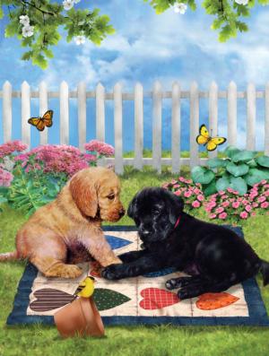 Play Date - Scratch and Dent Dogs Jigsaw Puzzle By SunsOut