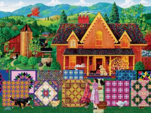 Morning Day Quilt Americana Jigsaw Puzzle By SunsOut
