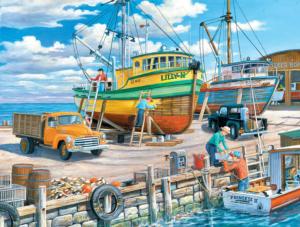 Sisters of the Sea Boats Jigsaw Puzzle By SunsOut